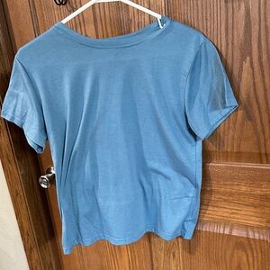 SHEIN Blue Short Sleeve Tee
